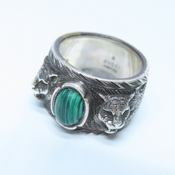 実際に弊社で買取させて頂いたGUCCI/グッチ GARDEN/ガーデン リング/指輪w/ストーン アラベスクパターン Ag925/17.5号