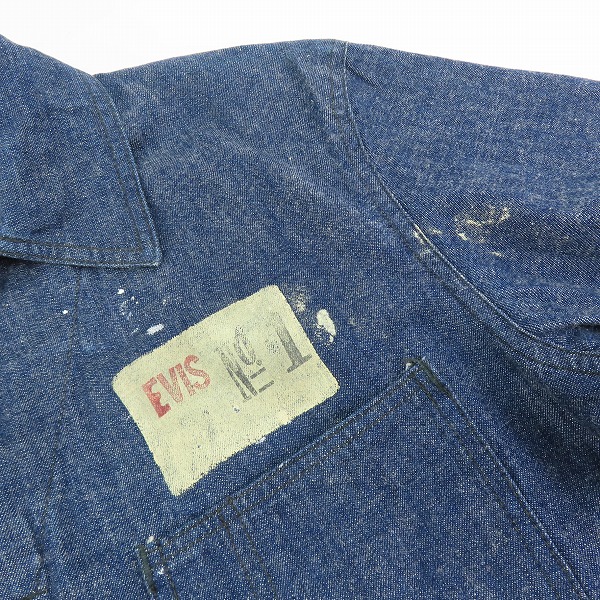 実際に弊社で買取させて頂いたEVIS/エヴィス/エビス 初期 つなぎ/オールインワン/38の画像 4枚目