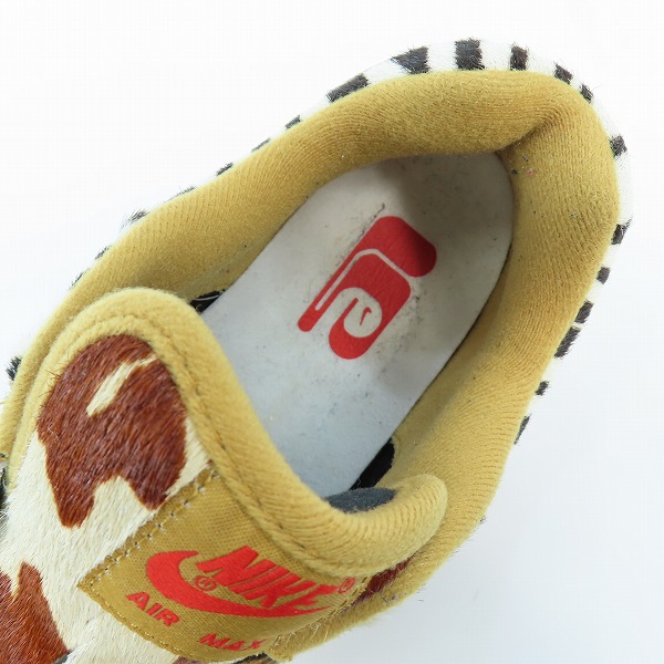 実際に弊社で買取させて頂いたNIKE×ATMOS/ナイキ×アトモス AIR MAX 1 DLX ANIMAL PACK 2.0 エアマックス1 アニマルパック AQ0928-700/25.5の画像 4枚目