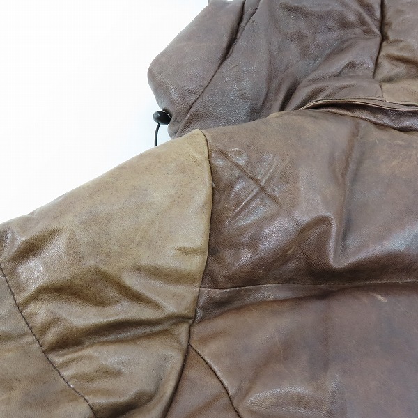 実際に弊社で買取させて頂いたglamb/グラム ラムレザー ダウンジャケット/2の画像 7枚目