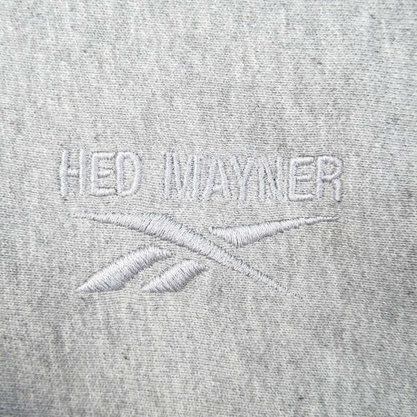 実際に弊社で買取させて頂いたREEBOK×Hed Mayner/リーボック×ヘドメイナー ZIPPED HOODIE ジップアップパーカー RMBD007C99FAB0010800/Mの画像 3枚目