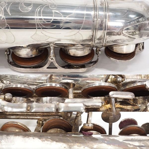 実際に弊社で買取させて頂いた★YAMAHA/ヤマハ YAS-62SNM アルトサックス Custom AV1ネック搭載 限定モデル シルバー 2021年製 ハードケース付の画像 7枚目