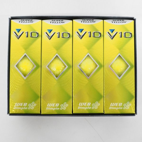 実際に弊社で買取させて頂いた【未使用】BRIDGESTONE/ブリヂストン TOURSTAGE/ツアーステージ V10 ゴルフボール スーパーイエロー 1ダース 