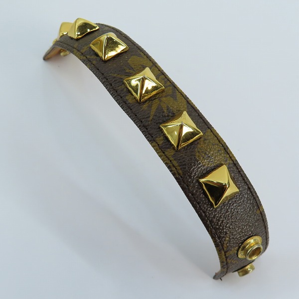 実際に弊社で買取させて頂いたUNDERCOVER/アンダーカバー レザー スタッズ バングルの画像 6枚目