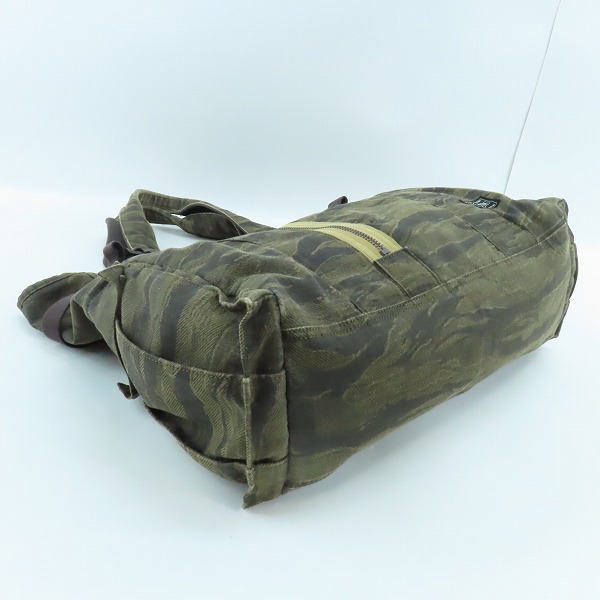 実際に弊社で買取させて頂いたPORTER/ポーター 70th Anniversary GREEN EYE グリーンアイ トートバッグの画像 2枚目