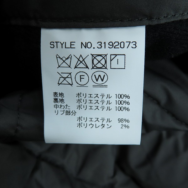 実際に弊社で買取させて頂いた【未使用】Schott/ショット リバーシブル MA-1 フライトジャケット ブラック 3192073/Mの画像 7枚目