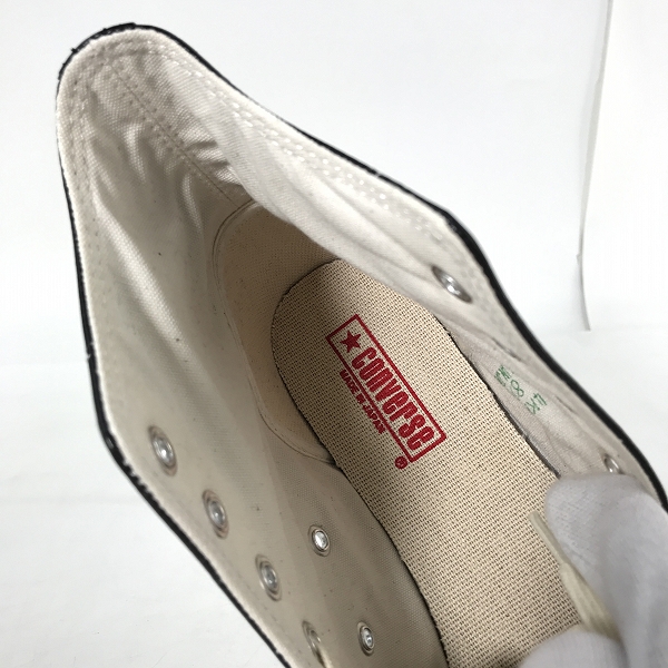 実際に弊社で買取させて頂いたCONVERSE/コンバース LEA ALL STAR J HI レザー オールスター 日本製 8.5の画像 4枚目