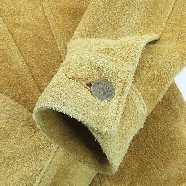 実際に弊社で買取させて頂いたRUDE GALLERY BLACK REBEL/ルードギャラリーブラックレーベル スエード レザー ジャケット/Sの画像 7枚目