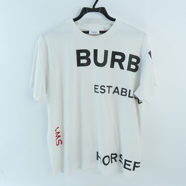 実際に弊社で買取させて頂いた【JPタグ】BURBERRY/バーバリー 21SS ホースフェリープリント クルーネックTシャツ 8017103/S