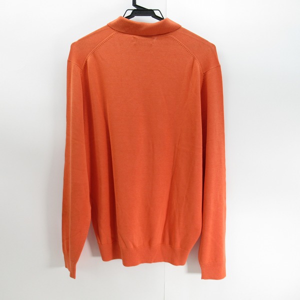 実際に弊社で買取させて頂いたBrooks brothers/ブルックスブラザーズ 長袖 ポロシャツ オレンジ/Mの画像 1枚目