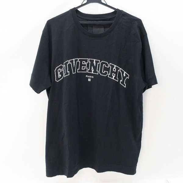 実際に弊社で買取させて頂いた【JPタグ】GIVENCHY/ジバンシィ 23SS COLLEGE EMBROIDERED LOGO TEE カレッジ ロゴ Tシャツ BM71CW3Y6B L