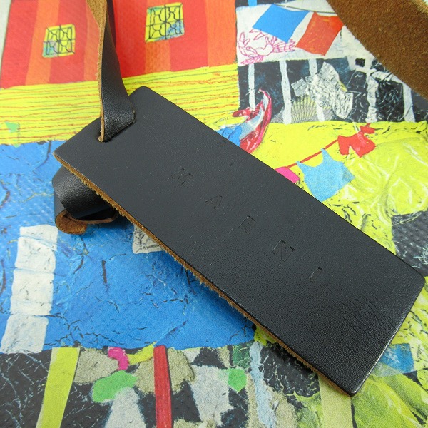 実際に弊社で買取させて頂いたMARNI/マルニ ターポリン トートバック の画像 6枚目