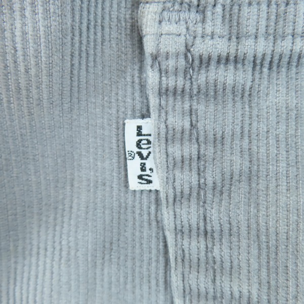 実際に弊社で買取させて頂いたLevis/リーバイス 80s ヴィンテージ 刻印536 白タブ コーデュロイパンツ 519-1555 W33 L33の画像 7枚目