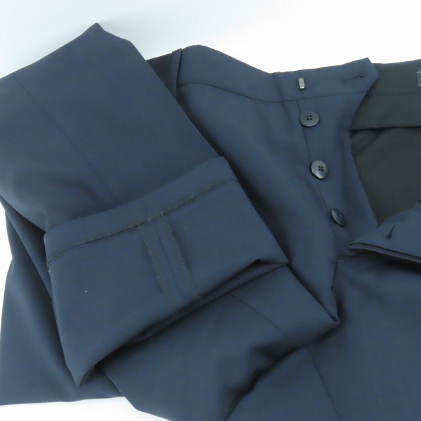 実際に弊社で買取させて頂いた【JPタグ】PRADA/プラダ ウール テーパード スラックス DNA559 S161 /48の画像 6枚目
