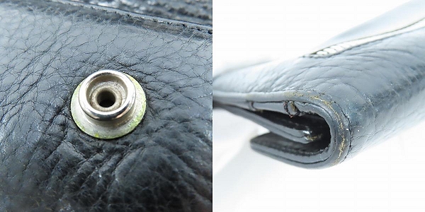 実際に弊社で買取させて頂いた【カスタム】CHROME HEARTS/クロムハーツ WAVE/ウェーブウォレット 長財布/クロスボタン 3クロスパッチの画像 8枚目