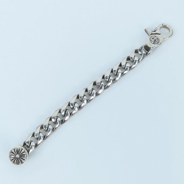 実際に弊社で買取させて頂いたCHROME HEARTS/クロムハーツ クラシックチェーン クリップ ブレスレット 13リンクの画像 7枚目