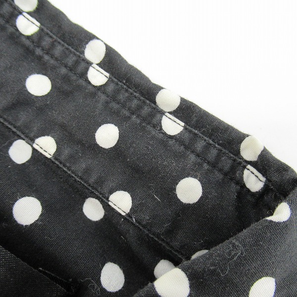 実際に弊社で買取させて頂いたBLACK COMME des GARCONS/ブラックコムデギャルソン ドット柄長袖シャツ 1C-B209/Lの画像 5枚目