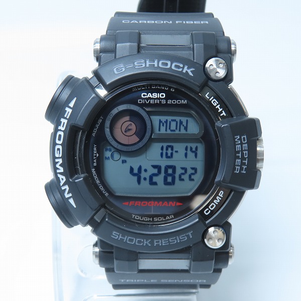 実際に弊社で買取させて頂いたG-SHOCK/Gショック FROGMAN/フロッグマン MASTER OF G/マスターオブG ソーラー GWF-D1000-1JF