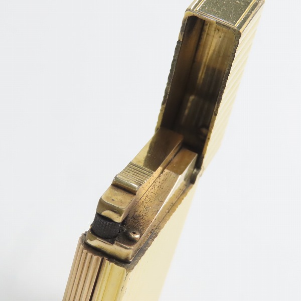 実際に弊社で買取させて頂いたS.T.Dupont/エステーデュポン GATSBY/ギャッツビー ガスライター ゴールドの画像 5枚目