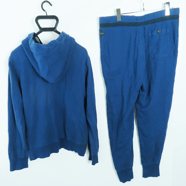 実際に弊社で買取させて頂いたPaul Smith/ポールスミス  ジップアップパーカー/パンツ セットアップ/ネイビー /Lの画像 1枚目