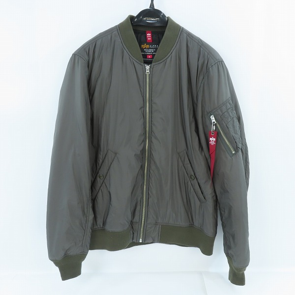 実際に弊社で買取させて頂いたALPHA INDUSTRIES/アルファインダストリーズ MA-1 ライトシェルジャケット/TA1339-076/XL