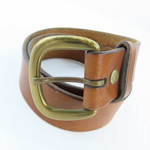 実際に弊社で買取させて頂いたFUNNY/ファニー OILING LEATHER HAND DYED ギャリソンベルト 30/75