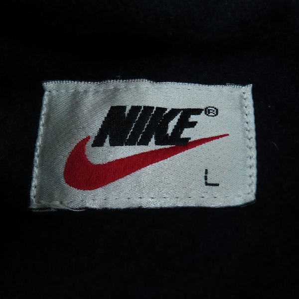 実際に弊社で買取させて頂いたNIKE/ナイキ 90s/ビンテージ  フライトクラブ #23マイケル・ジョーダン 袖レザー切替スタジャン Lの画像 2枚目