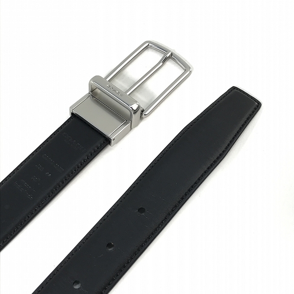 実際に弊社で買取させて頂いたCOACH/コーチ レザー ベルト リバーシブル CQ016/50の画像 1枚目