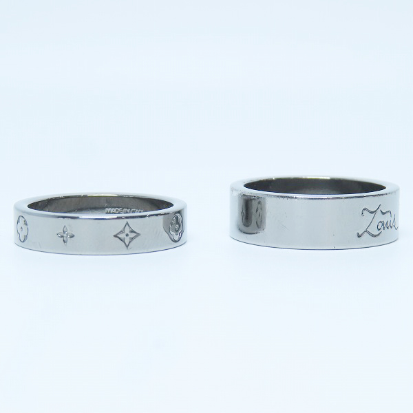 実際に弊社で買取させて頂いたLOUIS VUITTON/ルイヴィトン バーグ ユーアンドミー リング 2連 指輪 M00318/18.5-19.5号の画像 4枚目