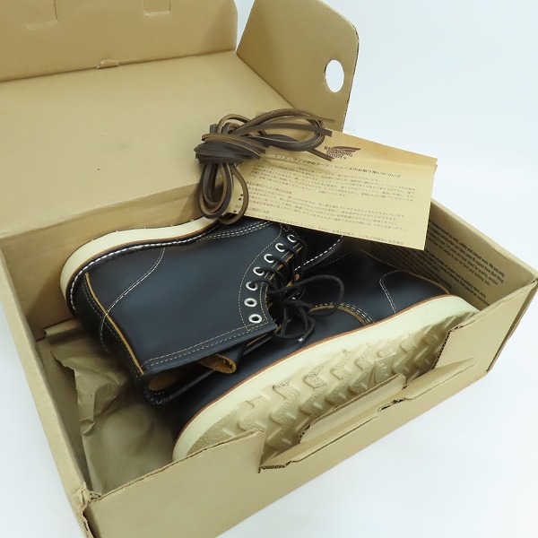 実際に弊社で買取させて頂いたRED WING/レッドウィング アイリッシュセッター 復刻 茶芯 クローンダイク ブーツ 犬タグ 9874/7Eの画像 8枚目