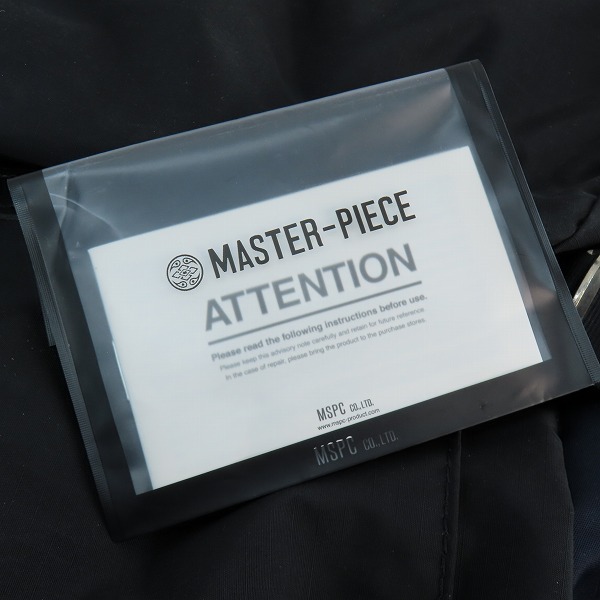 実際に弊社で買取させて頂いたmaster-piece/MSPC/マスターピース EXCEED LIMITED バックパック/リュックサック 222400-CLの画像 9枚目