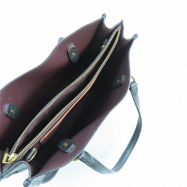 実際に弊社で買取させて頂いたCOACH/コーチ レザー トート ハンドバッグ/ショルダーバッグ ブラック C3460の画像 3枚目