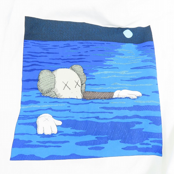 実際に弊社で買取させて頂いたUNIQLO×KAWS/ユニクロ×カウズ キャラデザイン Tシャツ /XLの画像 6枚目