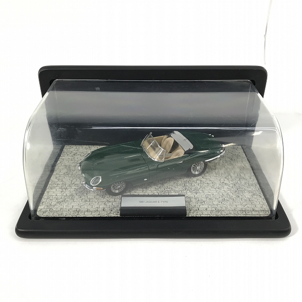 実際に弊社で買取させて頂いたFRANKLIN MINT/フランクリンミント 1/24 ジャガー E-TYPE 1961 グリーン/ミニカーの画像 6枚目