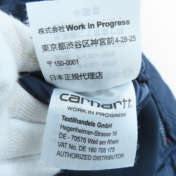 実際に弊社で買取させて頂いたCarhartt-WIP/カーハート BRYANT JACKET ジップアップ ナイロン ジャケット/ブルゾン/Lの画像 6枚目