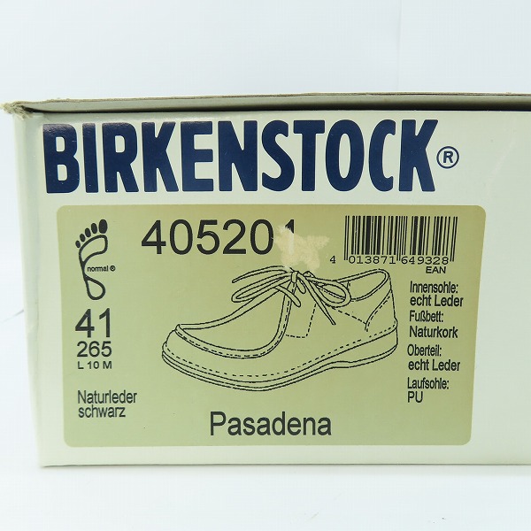 実際に弊社で買取させて頂いたBIRKENSTOCK/ビルケンシュトック Footprints Pasadena/パサデナ 405201/41の画像 9枚目