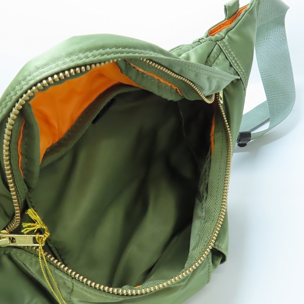 実際に弊社で買取させて頂いたPORTER/ポーター TANKER WAIST BAG (S) タンカー ウエストバッグ S グリーン/622-06629の画像 3枚目
