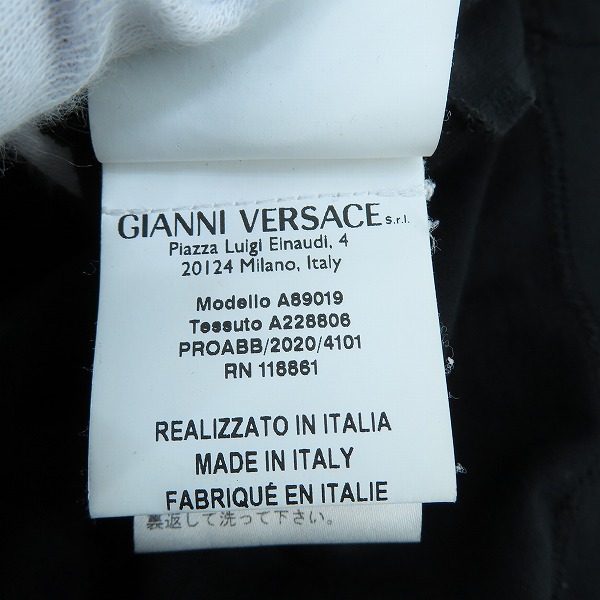 実際に弊社で買取させて頂いた【JPタグ】VERSACE/ヴェルサーチ クルーネックTシャツ A89019/Sの画像 4枚目