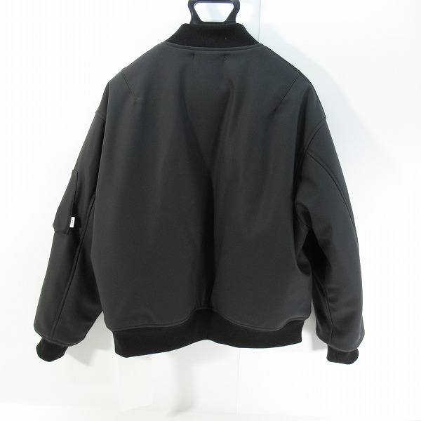 実際に弊社で買取させて頂いた【未使用】WTAPS/ダブルタップス 21AW YT13 シンセティックレザージャケット 212BRDT-JKM05/1の画像 1枚目