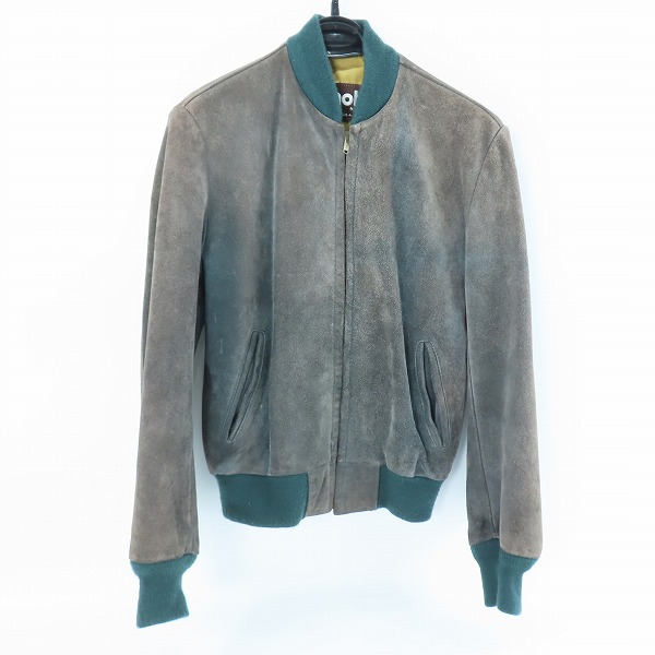 実際に弊社で買取させて頂いた【難有】Schott/ショット スエード ボンバージャケット/ブルゾン/38