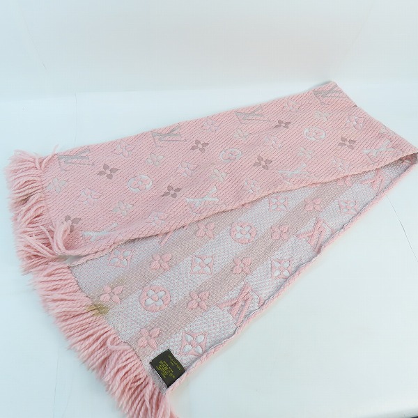 実際に弊社で買取させて頂いたLOUIS VUITTON/ルイヴィトン LV エシャルプ・ロゴマニア マフラー M73057の画像 2枚目