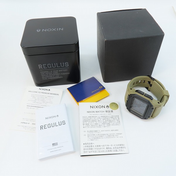 実際に弊社で買取させて頂いたNIXON/ニクソン Regulus/レグルス クオーツ 腕時計 A11802711-00の画像 6枚目