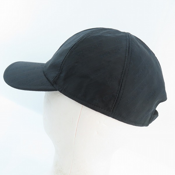 実際に弊社で買取させて頂いた【JPタグ】JIMMY CHOO/ジミーチュウ ロゴ刺繍総柄 キャップ の画像 2枚目