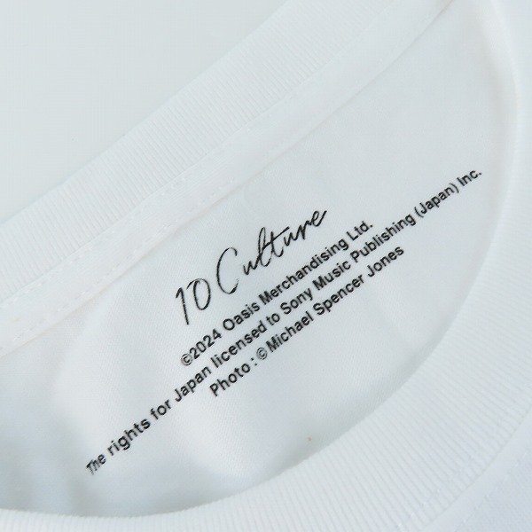 実際に弊社で買取させて頂いた【未使用】Adam et Rope/アダムエロペ 24SS oasis 10Culture 30th/オアシス 30周年 Tシャツ GMM-74030-C/XLの画像 2枚目