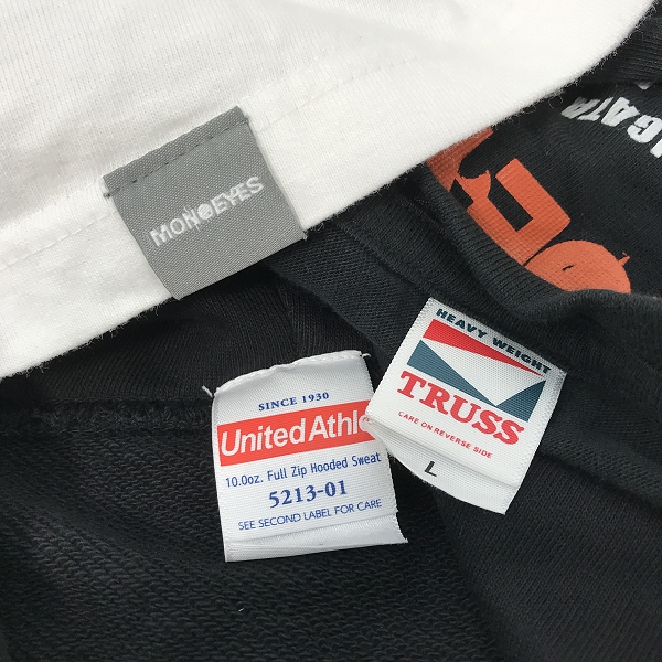 実際に弊社で買取させて頂いた【おまとめ】MONOEYES/モノアイズ バンドTシャツ/バンT/パーカーの画像 2枚目