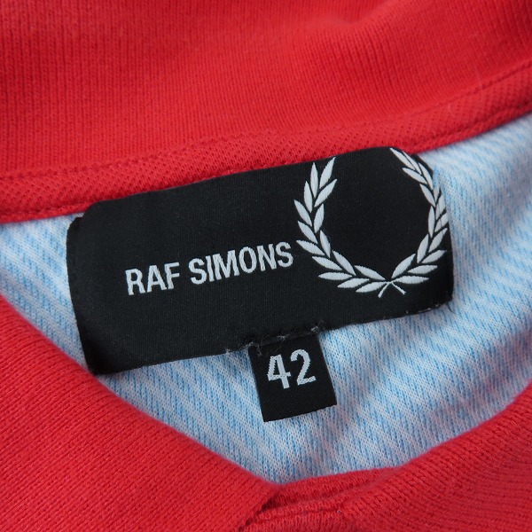 実際に弊社で買取させて頂いたFRED PERRY×RAF SIMONS/フレッドペリー×ラフシモンズ ポロシャツ SM4229/42の画像 2枚目