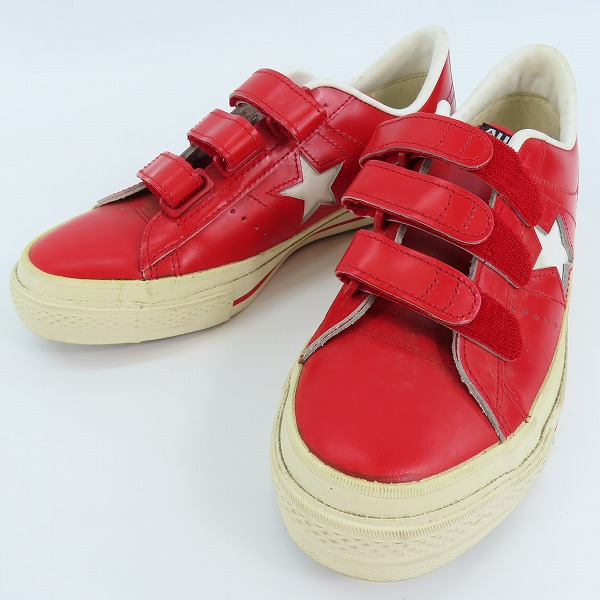 実際に弊社で買取させて頂いたCONVERSE/コンバース ワンスター ベルクロ レッド スニーカー/8