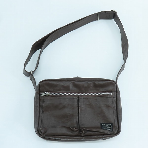実際に弊社で買取させて頂いたPORTER/ポーター FREE STYLE/フリースタイル SHOULDER BAG/ショルダーバッグ ブラウン 707-08212の画像 6枚目