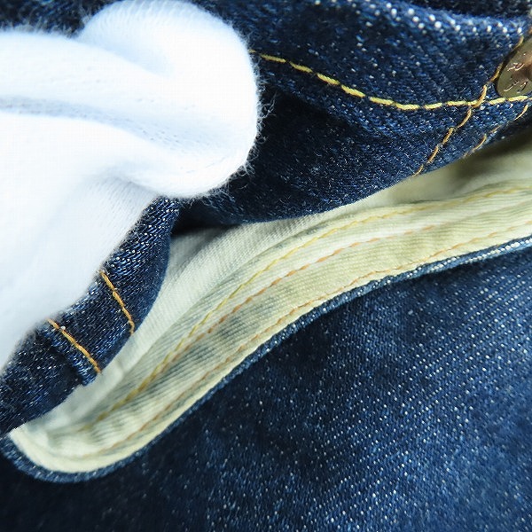 実際に弊社で買取させて頂いたEVIS JEANS/エヴィス/エビス デニムパンツ/No.1 Special Lot.2501/W29L35の画像 7枚目
