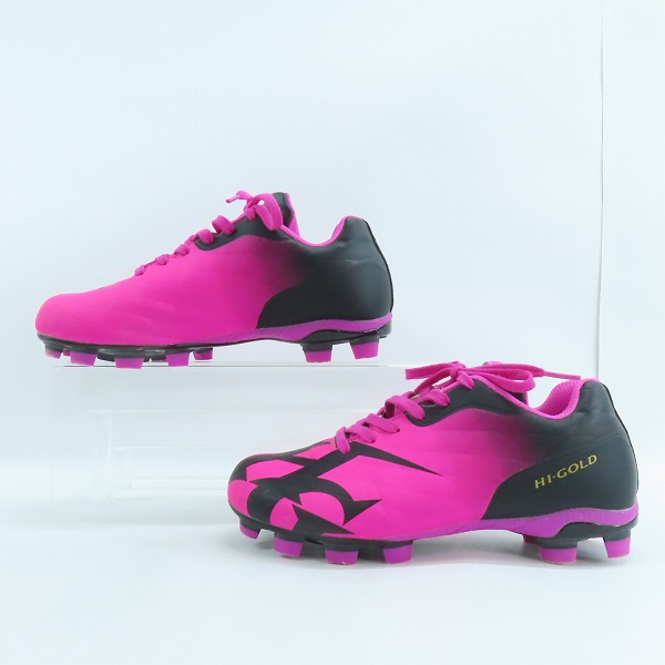 実際に弊社で買取させて頂いたHI GOLD/ハイゴールド 野球スパイク/ネオンピンク PRS-700NPI/25.5の画像 3枚目